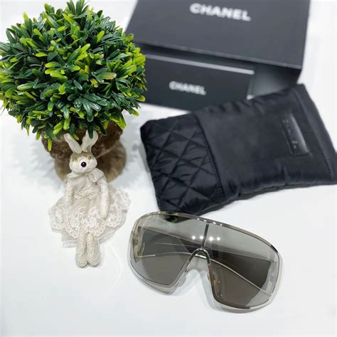 chanel shield runway sunglasses replica|Chanel Sunglasses .